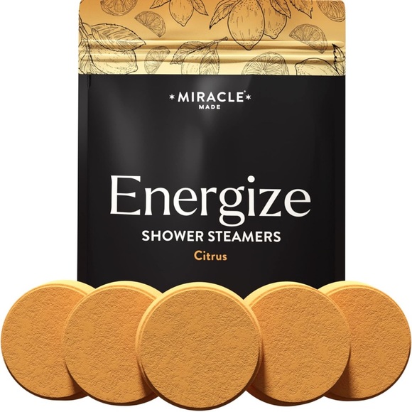 Citrus Mint Aromatherapy Shower Steam disk- 15 Tablets, Essential Oil Bombs - Picture 1 of 6